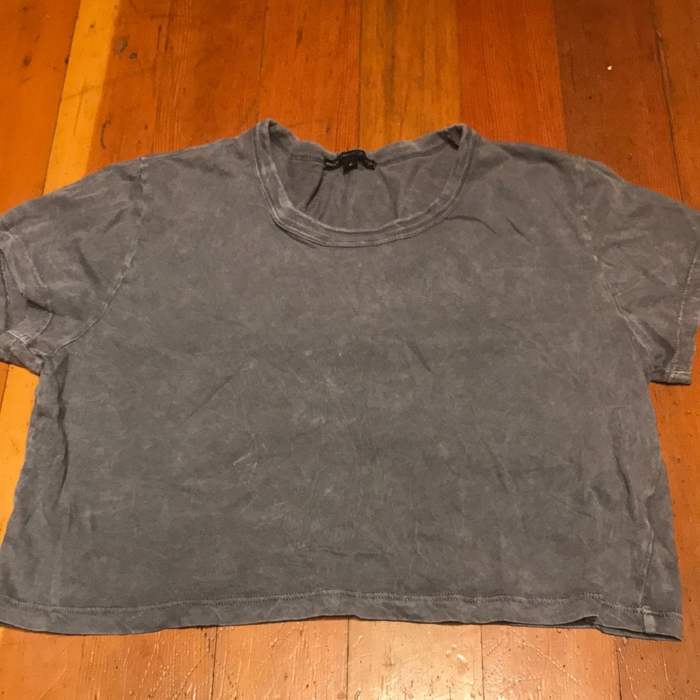 Super Soft Acid Wash Crop Top